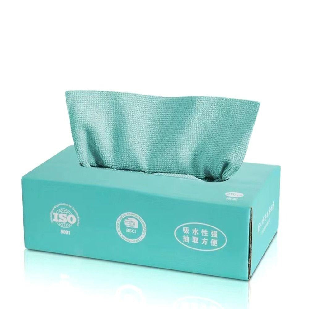 Microfiber Towel Reusable Pack of 20 Pcs Box Random Color