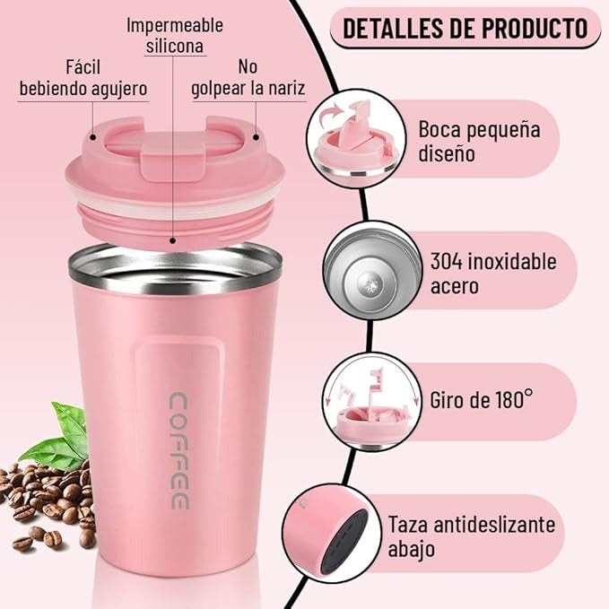 Coffee Cup – Leak-Proof, Durable (any colour)