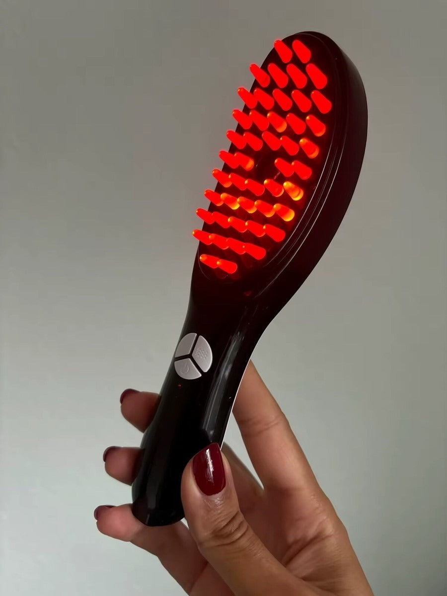Electric Massage Comb – Blue & Red Light Therapy