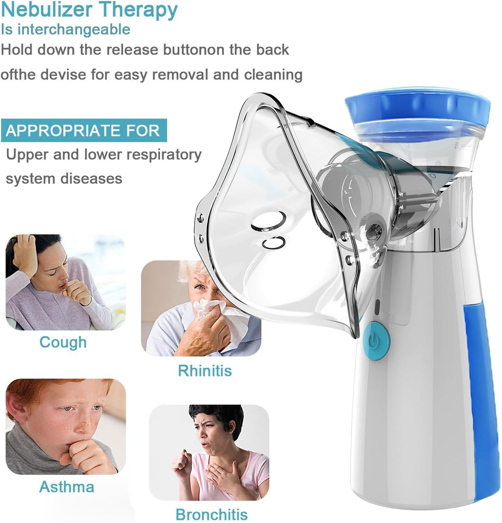 Mini Portable Silent Nebulizer Handheld Inhaler Atomizer