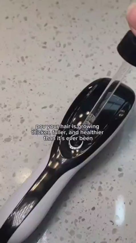 Electric Massage Comb – Blue & Red Light Therapy