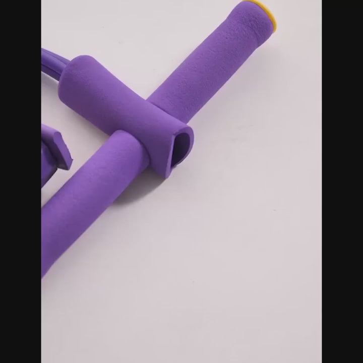 Foot Pedal Resistance Band - Elastic Pull Ropes Tummy Trimmer (Random Colors)